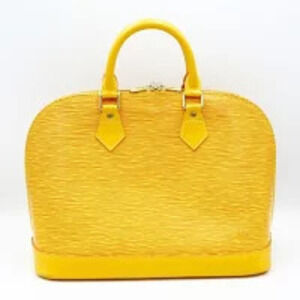 Louis Vuitton Alma Epi Shoulder Bag Tassili Yellow h